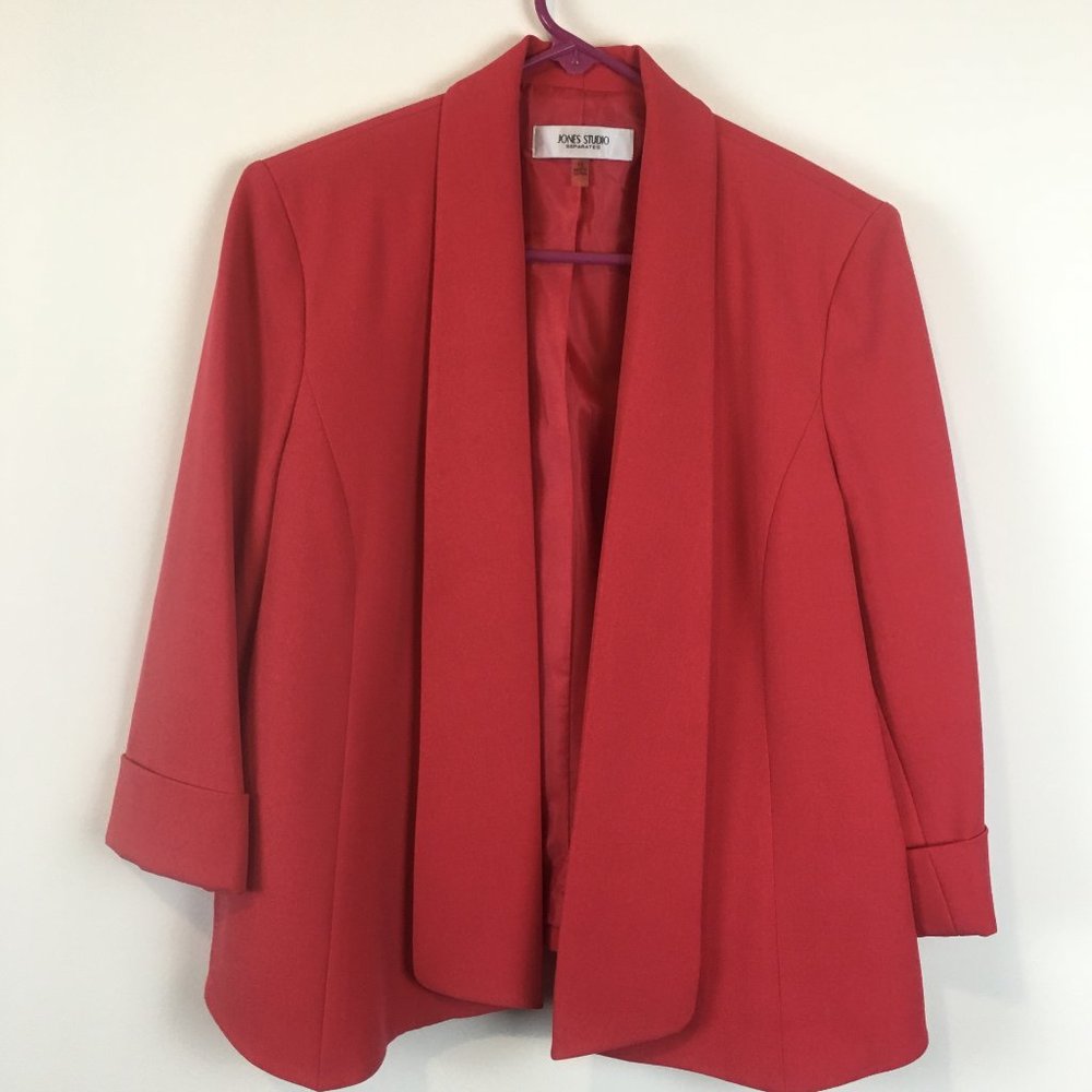 Jones Studio Separates Open Front Blazer Jacket
